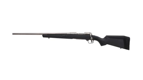 Savage 110 Storm LH 243 Win. 22" 4+1 Round Stainless Steel Bbl/Gray AccuFit Stock Nexgen Outfitters