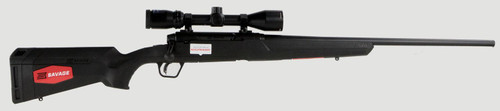 SH53053 Savage Axis II XP with Bushnell Banner 3-9x40mm Scope 25-06 Remington 22" Blued Barrel Synthetic Black Stock Nexgen Outfitters