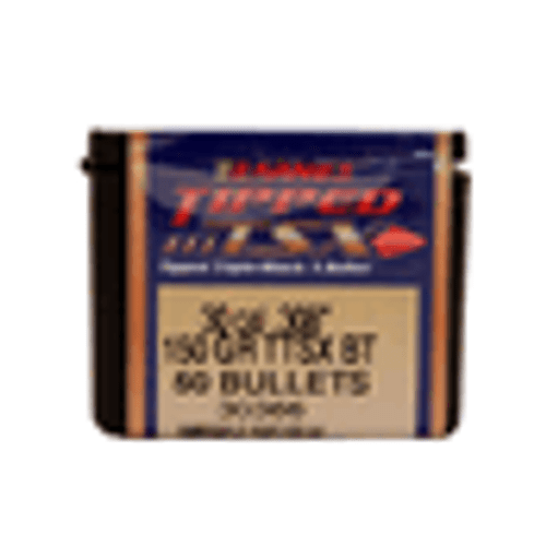 SH53376 Barnes Bullets Tipped Triple-Shock X (TTSX) .30 Cal 150 gr Polymer Tip Boat-Tail Bullets -50cnt Nexgen Outfitters