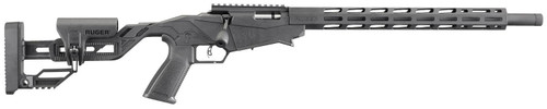 SH58566 Ruger Precision Rimfire 22 Long Rifle 18" Threaded Black Hard Coat Anodized Barrel Synthetic Adjustable Black Stock Nexgen Outfitters