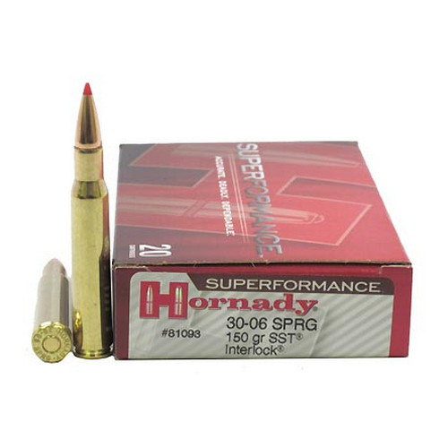 SH61120 Hornady Superperformance .30-06 Springfield 150gr SST 20Rnd Rifle Ammunition Nexgen Outfitters