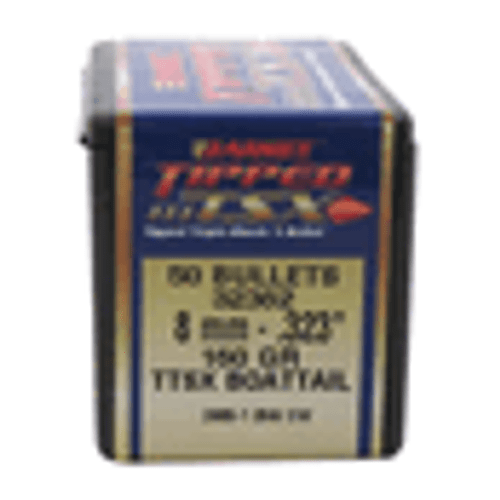 SH62280 Barnes Bullets Tipped Triple-Shock X (TTSX) 8mm 160 gr Polymer Tip Boat-Tail Bullets -50cnt Nexgen Outfitters