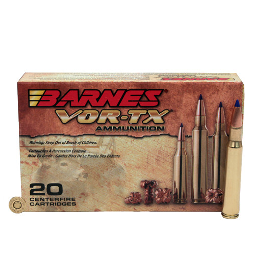 SH69485 Barnes VOR-TX Rifle .30-06 Springfield 180gr Tipped TSX Boat Tail 20Rnd Rifle Ammunition Nexgen Outfitters