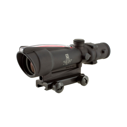 SH69631 Trijicon ACOG 3.5x35mm Dual Illuminated Scope - Red Horseshoe .223 Ballistic Reticle with TA51 Mount, Black Nexgen Outfitters