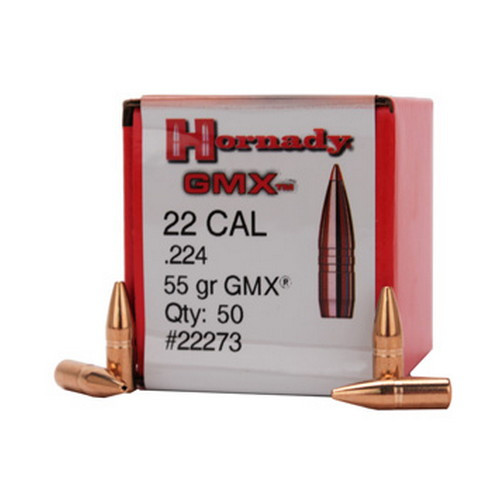 SH72080 Hornady GMX .22 Cal 55 gr Bullets -50cnt Nexgen Outfitters