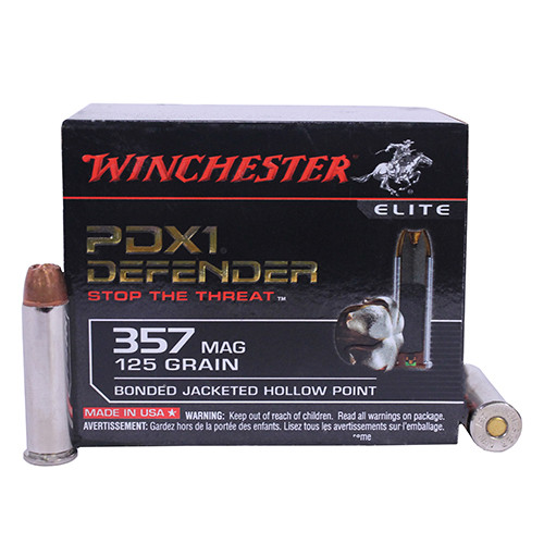 SH74664 Winchester Supreme Elite 357 Magnum 125 gr Bonded Jacket Hollow Point Per 20 Nexgen Outfitters