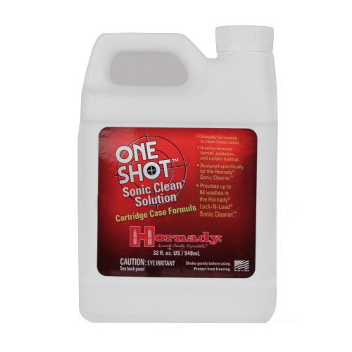 SH77590 Hornady 43355 One Shot Sonic Clean Cartridge Case Solution-32oz Nexgen Outfitters