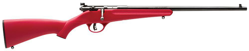 SH78643 Savage Rascal Youth 22 Long Rifle Single Shot 16.1" Blued Bbl/Synthetic Red Stock Nexgen Outfitters