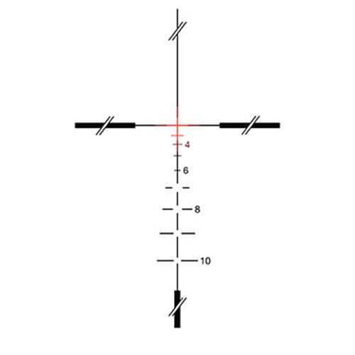 BHTRI TA11D100557 Trijicon ACOG 3.5x35mm Dual Illuminated Scope - Red Chevron .223 Ballistic Reticle, 3.25 MOA RMR Type 2 Sight, TA51 Mount, Black Nexgen Outfitters