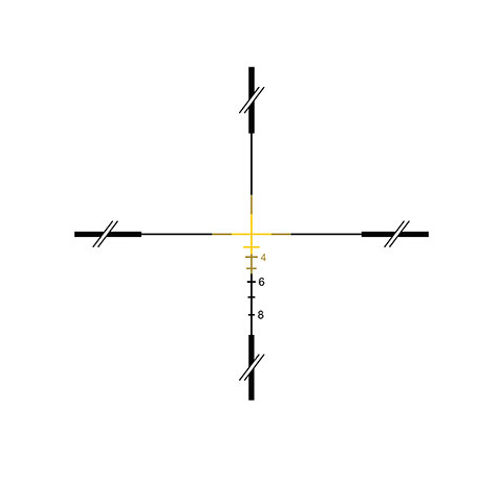 BHTRI TA33C400122 Trijicon ACOG 3x30mm Compact Dual Illuminated Scope - Amber Crosshair .308/168gr Win Ball Reticle with Colt Knob Thumbscrew Mount, Blk Nexgen Outfitters