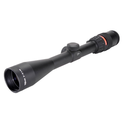 SH84572 Trijicon AccuPoint 3-9x40mm Riflescope - 1" Main Tube with BAC Red Triangle Post Reticle, Matte Black Nexgen Outfitters