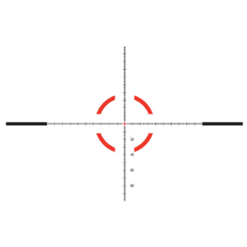 BHTRI VC16C1600035 Trijicon VCOG 1-6x24 Illuminated Red VC16-C-1600035 Segmented Circle Crosshair Rifle Scope Circle/Crosshair MOA Reticle w/ Thumb Screw Mount Nexgen Outfitters