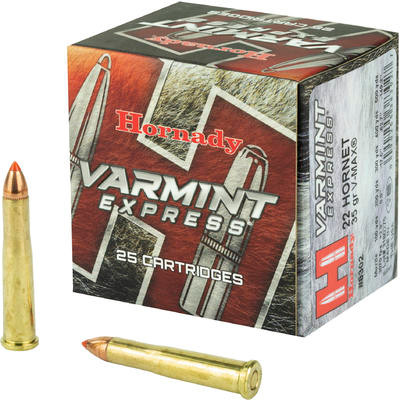 Buy Hornady Varmint Express .22 Hornet 35gr V-Max 25Rnd Rifle
