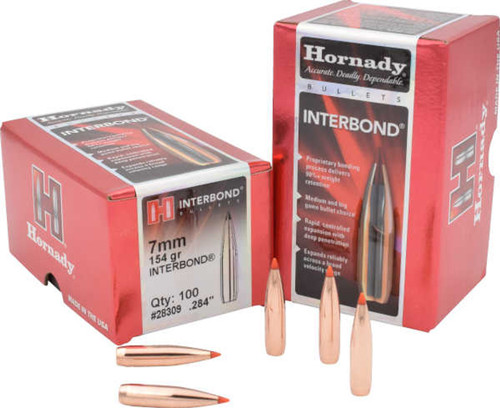 Hornady InterBond 7mm 154 gr Bullets-100cnt Nexgen Outfitters