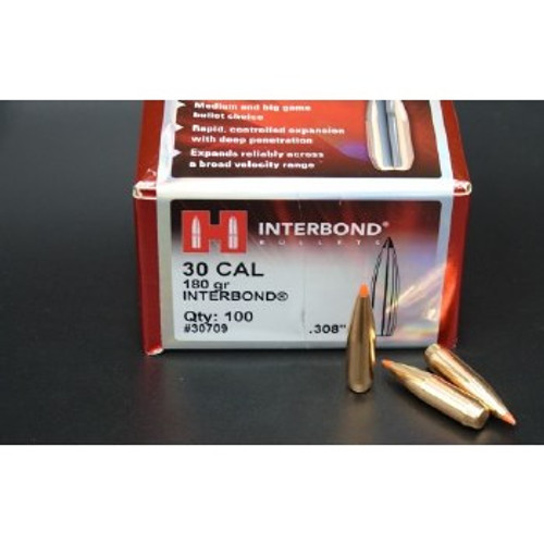 Hornady InterBond .30 Cal 180 gr Bullets-100cnt Nexgen Outfitters