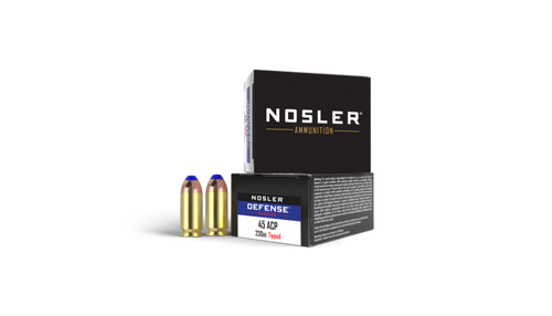 Nosler Performance Bonded 45 ACP Bonded Tipped 230 gr Per 20 Nexgen Outfitters