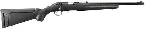 SH93669 Ruger American Rimfire Standard 17 HMR 18" Threaded Blued Barrel Synthetic Black Stock Nexgen Outfitters