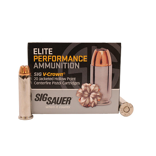 SH99238 Sig Sauer V-Crown JHP 357 Magnum 125 GR JHP 20Box/10Case Nexgen Outfitters