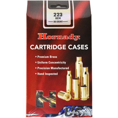 Hornady .223 Remington Unprimed Rifle Brass 50cnt-8605 Nexgen Outfitters