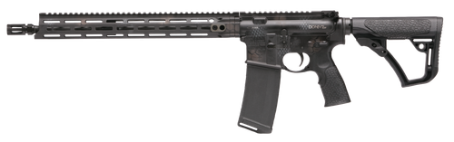 Daniel Defense DDM4 V7 CC (CA Compliant) 5.56 NATO 10+1 Rounds 16" Black Heavy Threaded Bbl /Rattlecan Cerakote 6-Pos Adj Stock Semi-Auto Rifle Nexgen Outfitters