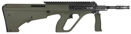 SH118432 Steyr AUG A3 M1 5.56 NATO 16in Black Hammer-Forged Threaded Barrel 30+1Rnd Green Fixed Synthetic Bull-Pup Semi-Auto Rifle Nexgen Outfitters