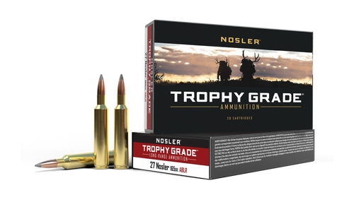 Nosler Trophy Grade Long Range .27 Nosler 165gr AccuBond Long Range 20Rnd Rifle Ammunition Nexgen Outfitters