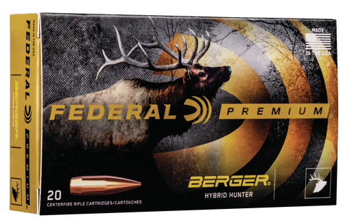 SH110469 Federal Gold Medal Berger .300 Norma 215gr Berger Hybrid Hunter 20Rnd Rifle Ammunition Nexgen Outfitters