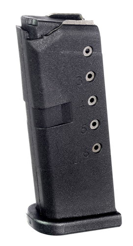 SH102365 ProMag GLK 12 Glock G43 9mm Luger 6Rnd Black Polymer Magazine Nexgen Outfitters