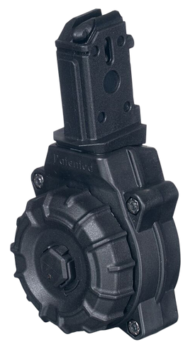 SH125118 ProMag DRM-A29 CZ Scorpion 9mm Luger 30Rnd Black Polymer Drum Magazine Nexgen Outfitters