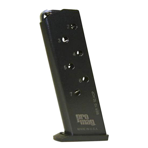 BHPM BER10 ProMag BER 10 Beretta 3032 Tomcat .32 ACP 7Rnd Blued Steel Magazine Nexgen Outfitters