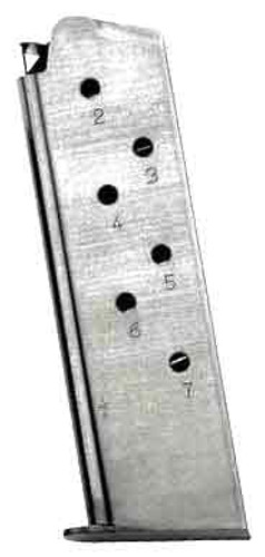 ZAMGCG4507N MEC-GAR MGCG4507N 1911 .45 ACP 7Rnd Nickel Finish Magazine Nexgen Outfitters