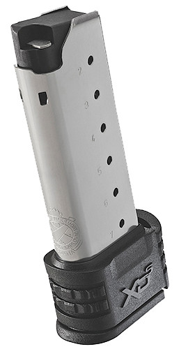 SH89612 Springfield Armory XDS09061 XDS 9mm Luger 9Rnd Black Base Stainless Steel Magazine Backstrap 1&2 Nexgen Outfitters