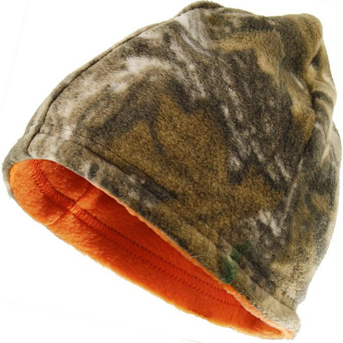 Zeek Reversible Blaze-Camo Fleece Beanie