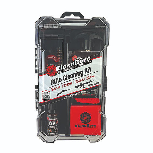 Kleen-Bore K207 Classic Cleaning Kit 30 Cal/7.62mm/300 Blackout Rifle Bronze Nylon Nexgen Outfitters