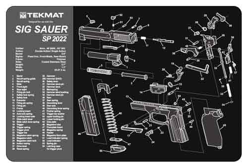 Tekページ Buy TekMat Sig P2022 Parts Diagram 11