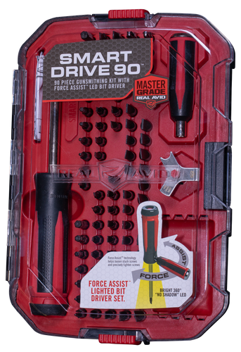 SH110917 Real Avid 90-Piece Smart Drive Gunsmithing Kit w-Force Assist Nexgen Outfitters