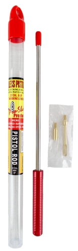 SH109344 Pro-Shot Premium Stainless Micro-polished 1-Piece Pistol Cleaning Rod 8in .27 Caliber and Up Nexgen Outfitters