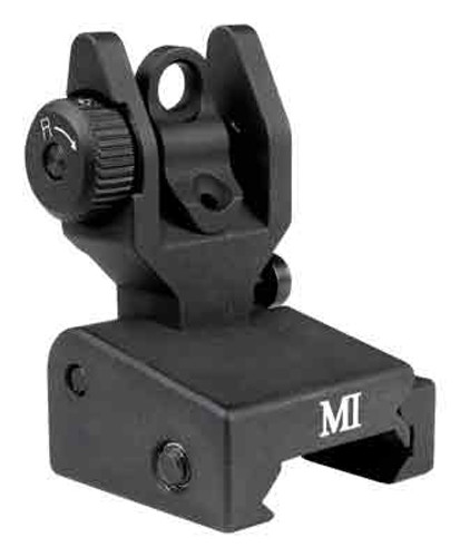 ZAMCTARSPLP Midwest Industries Flip-Up Low-Profile Same Plane AR-15 Rear Sight Nexgen Outfitters