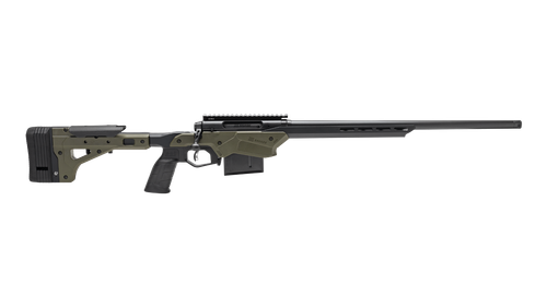 Savage Axis II Precision .243 Winchester 10+1 Round 22" Black Threaded Bbl/OD Green Bolt Action Rifle Nexgen Outfitters
