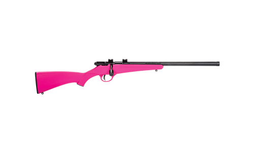 Savage Arms Youth Rascal .22 Single Shot 16.13" Blued Bbl/Blued Rec Pink Stock Nexgen Outfitters