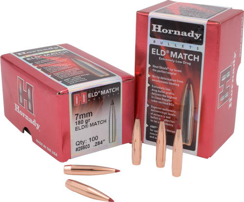 SSO23114 Hornady ELD  Match 7mm 180 gr Bullets-100cnt Nexgen Outfitters