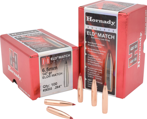 SSO23113 Hornady ELD  Match 6.5mm 147 gr Bullets-100cnt Nexgen Outfitters