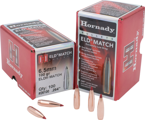 SSO23097 Hornady ELD  Match 6.5mm 100 gr Bullets-100cnt Nexgen Outfitters