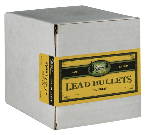 SSO30507 Speer Lead Handgun 4602 9mm 125 gr Lead Round Nose Bullets-500cnt Nexgen Outfitters