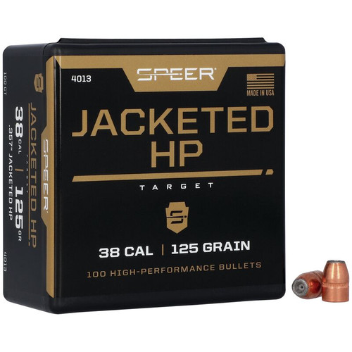 Speer Jacketed Handgun 4013 .357 Cal 125 gr Jacketed Hollow Point Bullets-100cnt Nexgen Outfitters