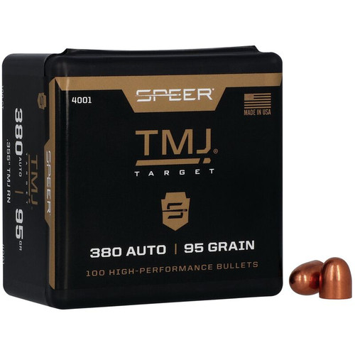 Speer TMJ Handgun 4001 9mm 95 gr Total Metal Jacket Bullets-100cnt Nexgen Outfitters