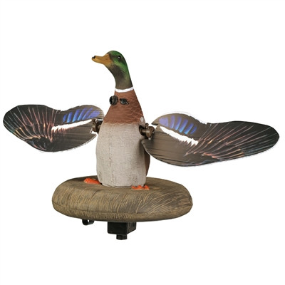 Higdon Decoys XS Foating Flasher Mallard Drake 12V Motion Duck Decoy angle