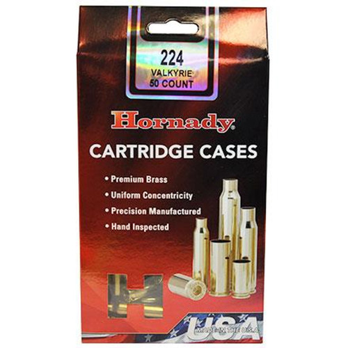 Hornady .224 Valkyrie Unprimed Rifle Brass 50cnt-8618 Nexgen Outfitters