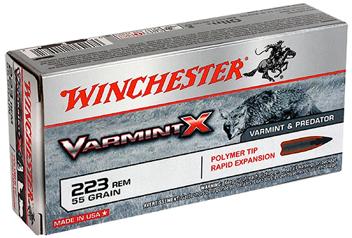 SH84059 Winchester Varmint X .223 Remington 55gr Polymer Tip 20Rnd Rifle Ammunition Nexgen Outfitters