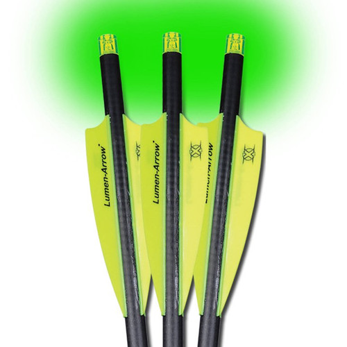 Lumenok Carbon Bolt Green Flat Nock 20 in. 3 pk. Nexgen Outfitters